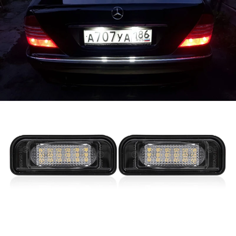 Подходит для Mercedes Benz W220 S Class S320 S350 S500 S55 S600 S65 99-05 SMD белые светодиодные с Canbus