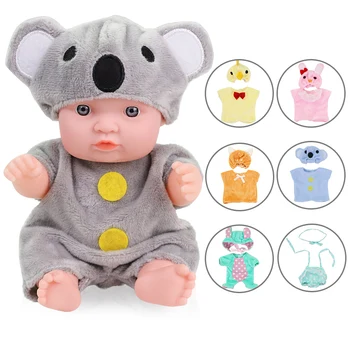 

Baby Dolls Outfit Clothes Suitable For 8 Inches Reborn Baby Dolls Suit For Little Doll Accessories Jumpers Rompers For Children
