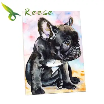 

Full Diamond Painting French Bulldog Diy Round Diamond Embroidery Cartoon Dog Picture Mosaic Decoration For Home Good Hobby Gift