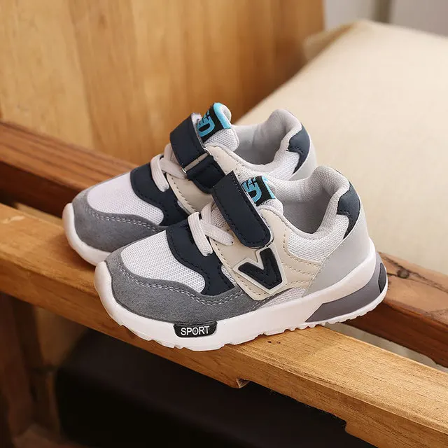 

Size 21-30 Autumn Winter Anti-slip Kids Shoes Baby Boys Girls Children's Casual Sneakers Breathable Soft Running Sports Shoes