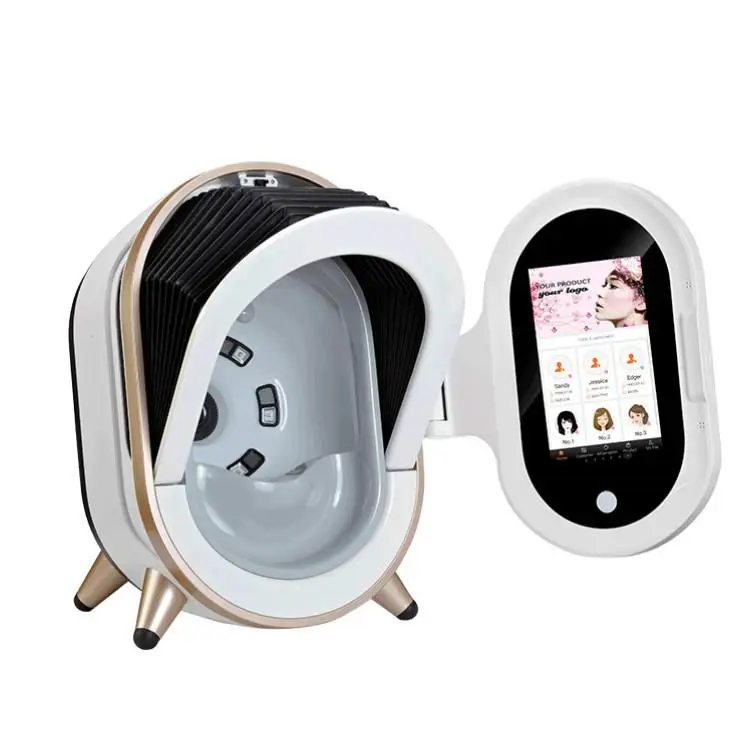 2020 High Technology skin analysis scan facial skin analyzer digital 7 languages support beauty machine fast 