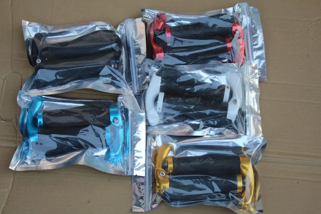 Эргономичный офисный резиновый замок для велосипеда с бычьим Рогом, рукоятка из алюминиевого сплава, Накладка для горного велосипеда с бычьим рогом