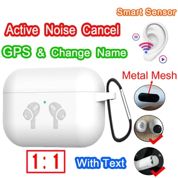 

Fake airpodding that look real earphones GPS/Rename bluetooth Available serial NO Airoha 1536u chip supercopy pod dropshipping