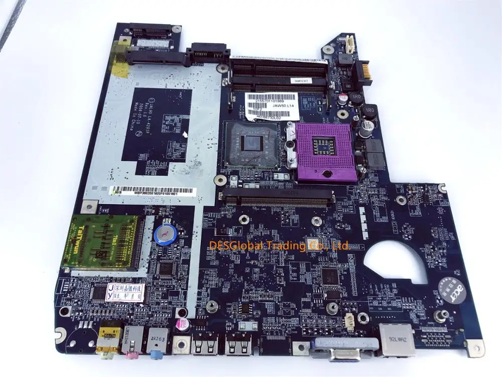 

For ACER Aspire 4730 4930 4730G 4930G Laptop Motherboard MP3602001 JAL90 LA-4201P JAW50 Mainboard 100% Test