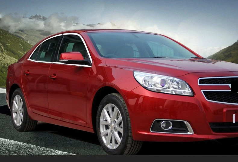Нержавеющая сталь окна автомобиля планки для chevrolet malibu 2012 2013 8-го поколения
