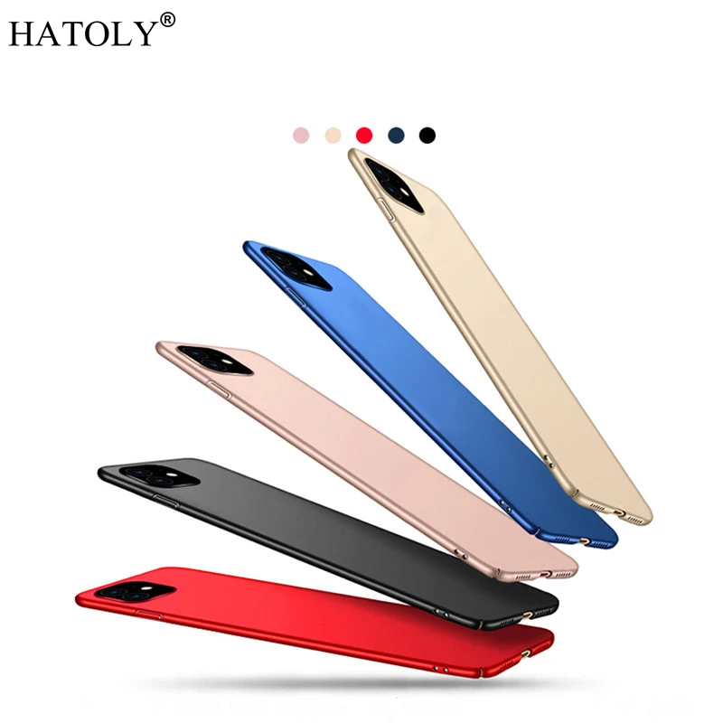 

For iPhone 11 Case Thin PC Shell Bumper Protective Hard Back Phone Cover For Apple iPhone 11 Style Phone Case For iPhone 11