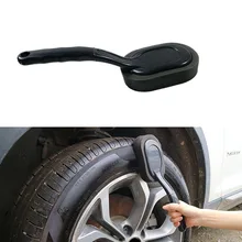 Новая полировальная губка для мытья автомобильных и автомобильных шин с длинной ручкой, щетка для полировки воска