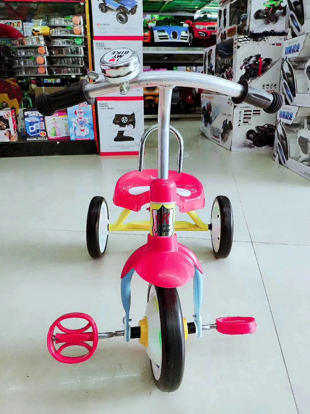 

New Products Tricycle Iron Shelf Car Size: 55*35*48 Cm Suitable 4-Year-Old following