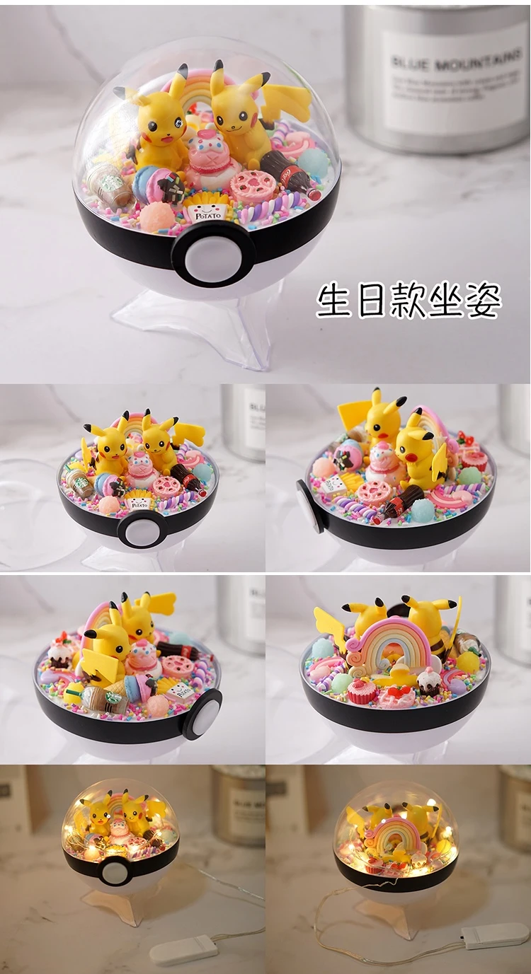 Takara Tomy Pokemon Ball XY фигурки Пикачу Бульбазавр Mewtwo ручная работа DIY модель игрушки Brinquedos подружка коробка для рождественских подарков