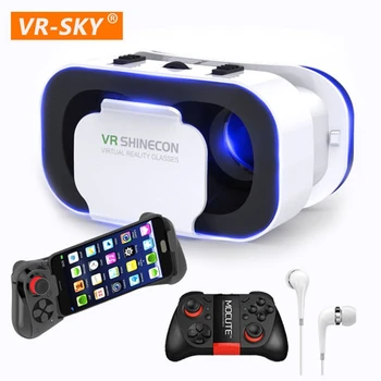 

VR glasses VR SHINECON BOX 5th Generation Virtual reality Glasses 3D glasses For Smartphone Headset Goggles Casque