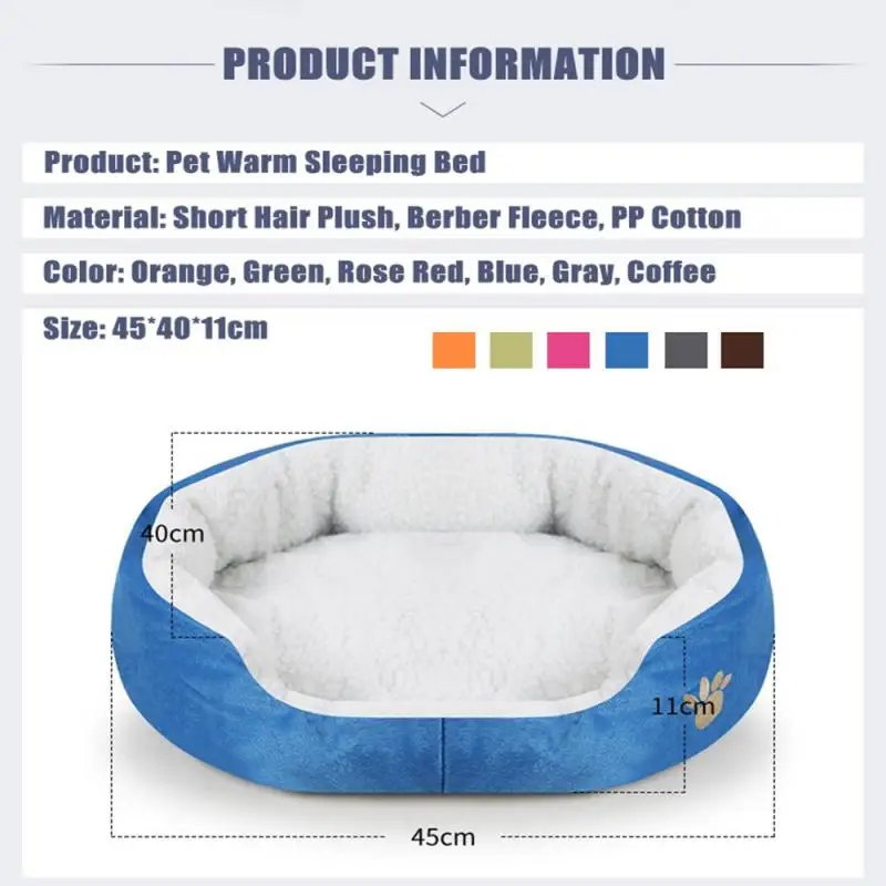 Short Plush Super Soft Dog Bed Pet Kennel Round Sleeping Bag Lounger Cat House Puppy Kitten Winter Warm Sofa Basket Mats Short Plush Super Soft Dog Bed Pet Kennel Round Sleeping Bag Lounger Cat House Puppy Kitten Winter Warm Sofa Basket Mats