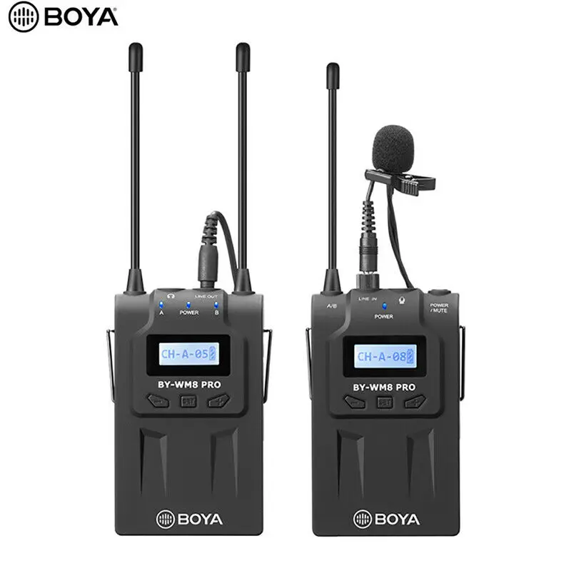 BOYA BY WM8 K1 профессиональная всенаправленная Беспроводная петличная микрофонная