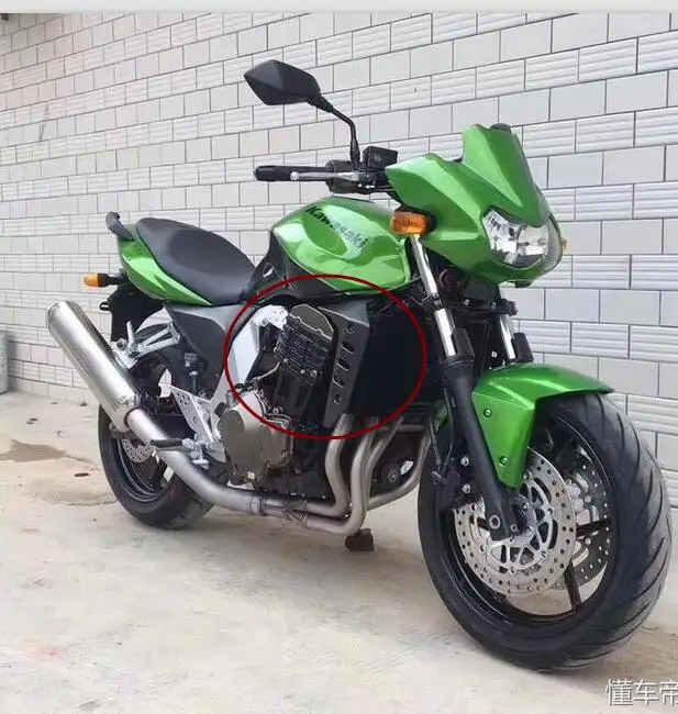 Обтекатель для мотоцикла Kawasaki Z750 2004 2005 2006 2007 боковая крышка радиатора протектор