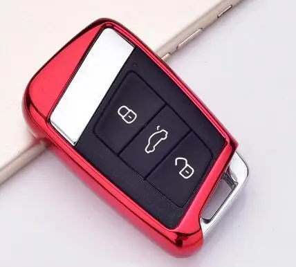 

Soft TPU Protection Remote Key Cover Case For Skoda Superb A7 For Volkwagen Passat B8 VW Golf Gte Car Styling Accessorise