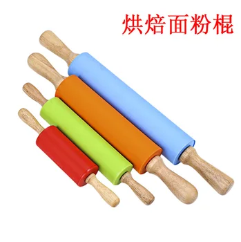 For Pasta Cookie Dough Pastry Bakery Noodle Wooden Handle Rolling Pin Cooking Baking Tool baking tools baking accessories For Pasta Cookie Dough Pastry Bakery Noodle Wooden Handle Rolling Pin Cooking Baking Tool baking tools baking accessories