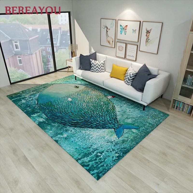 Большие коврики геометрический Коврик в японском стиле для гостиной коврик