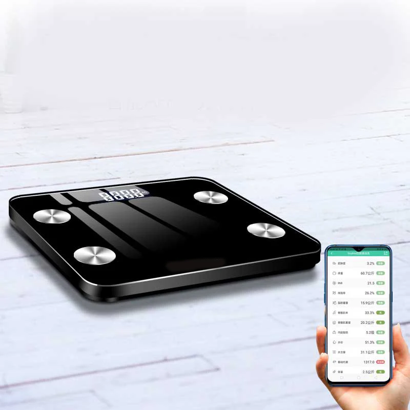 Loose Sakura Smart APP Bluetooth Scale Electronic Body Health Scale Weighing Measurement Body Fat Scale OEM
