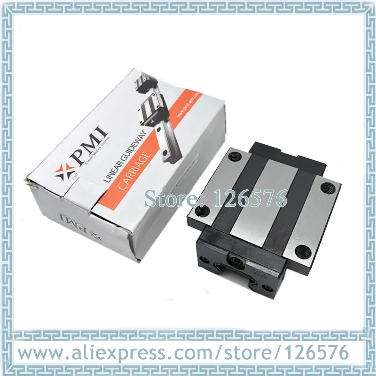 

Original PMI Linear guide bearing MSA20E-N MSA20ESSFCN flange Slider block, Rail Carriage