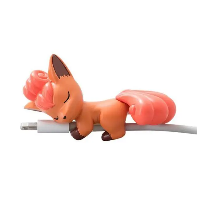 Мини милый Eevee Meowth кабель Bite кляп игрушки забавные животные кабель протектор для Iphone Android игрушки - Цвет: 1Pcs B