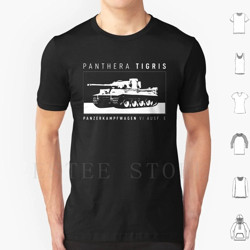 Tiger I T Shirt Cotton Men Diy Print Panzer Muslimah Tiger Panther Leopard Gepard Vi Iii Ii Ww2 Ww2 Wii Wehrmacht Heer