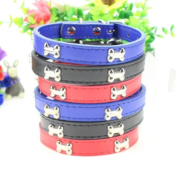 

3 Size PU Harness Dog Collar and Leash Personalized Dog Harness and Leash Set Labrador French Bulldog German Shepherd Harness