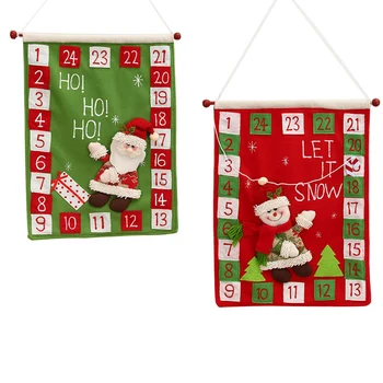 

Advent Calendars Christmas Decorations Santa Claus Calendar Hotel Lobby Family Pendant