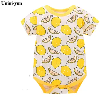 

2017 Pullover Summer Baby Romper Baby Clothing Newborn Baby Boy Clothes Duck Baby Overall Bebe Clothes MMenino 3M24