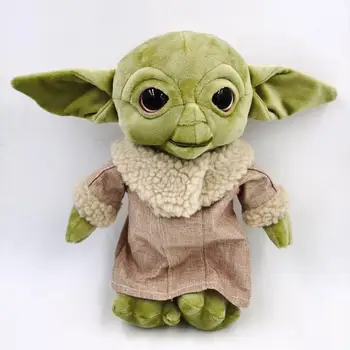 

Newest 30cm Baby Yoda plush Toy Master Yoda Plush Pendants Soft Stuffed Animals Dolls Keychains birthday gifts for kid children