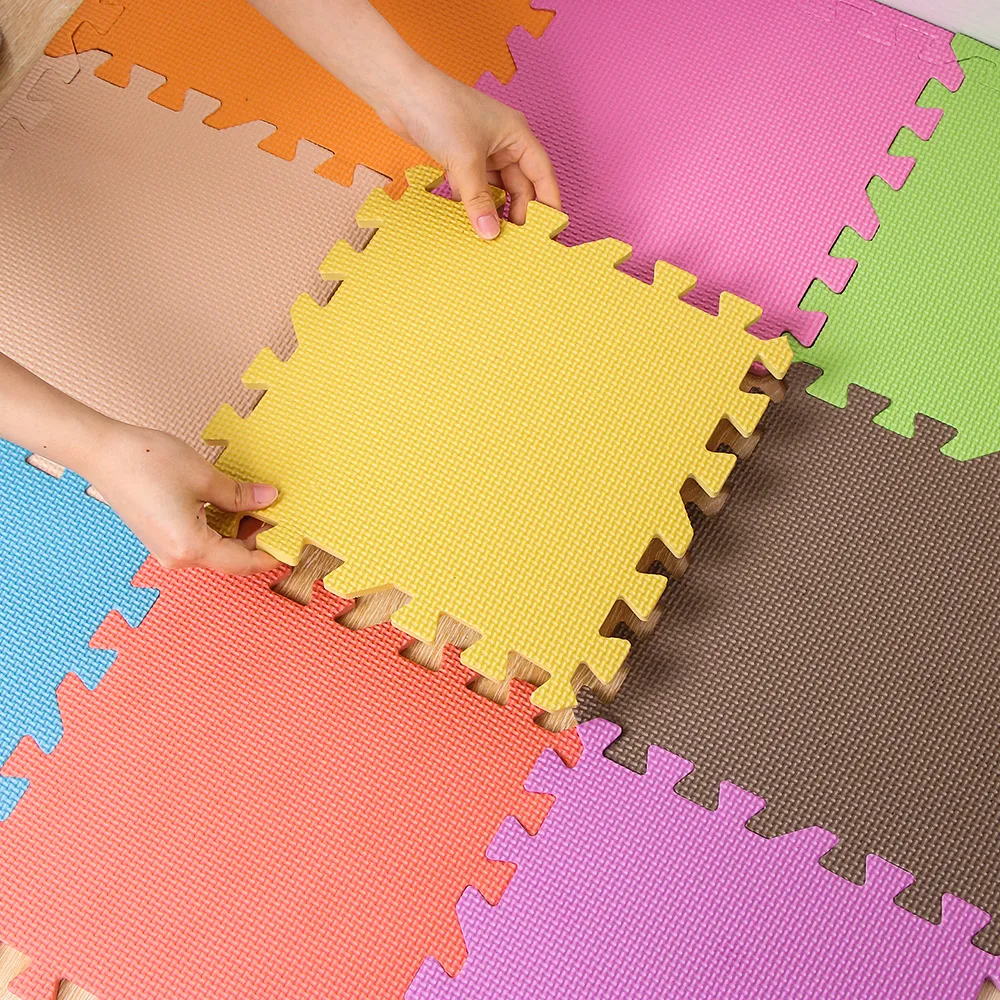 Generic 30x30cm Eva Foam Mat Soft Floor Tiles Interlocking Green