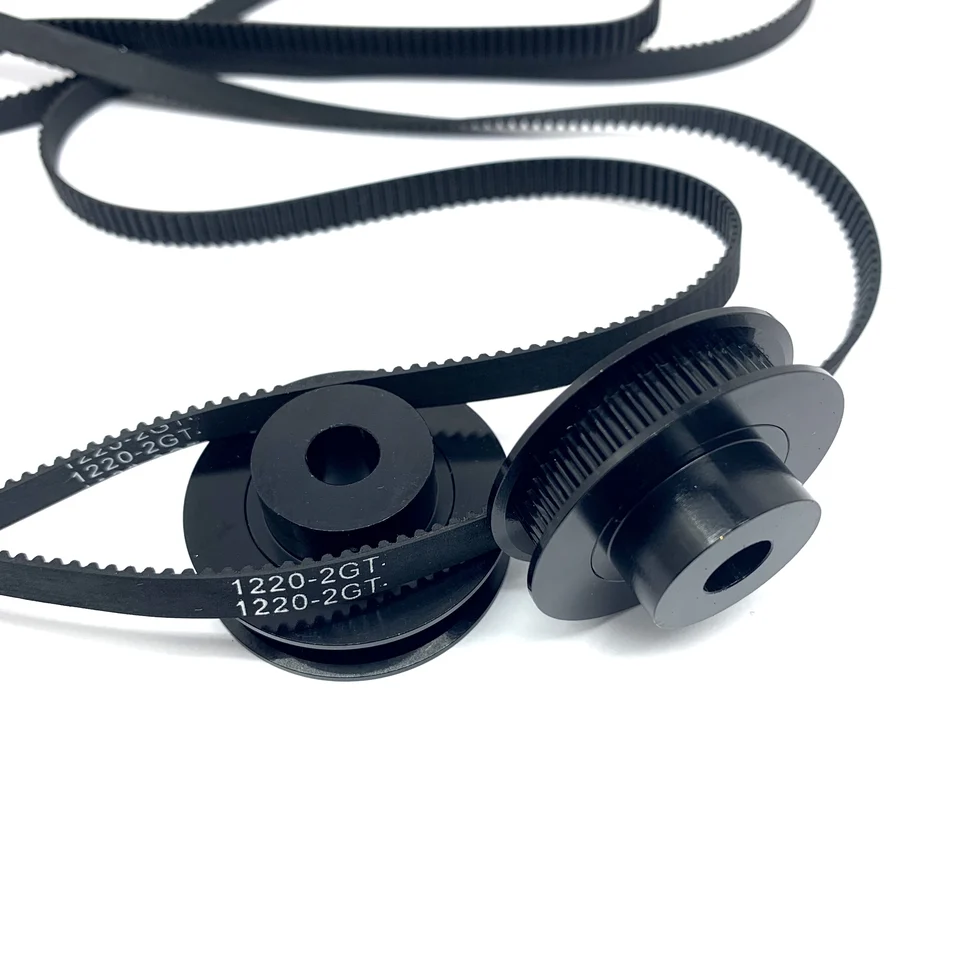 Set 2 Pulegge GT2 In Alluminio 20-48 Denti Con Cinghia | Foro 8mm | Per Stampanti 3D E Macchinari - Foto 11