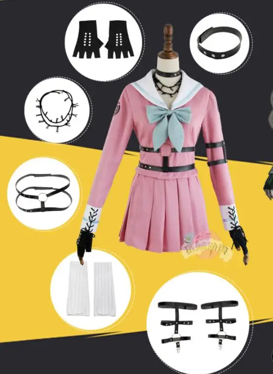 as show Danganronpa V3 Killing Harmony Iruma Miu, карнавальный костюм, нарядное платье для торжественных случаев, вечеринок, красивое женское платье - Цвет: as show