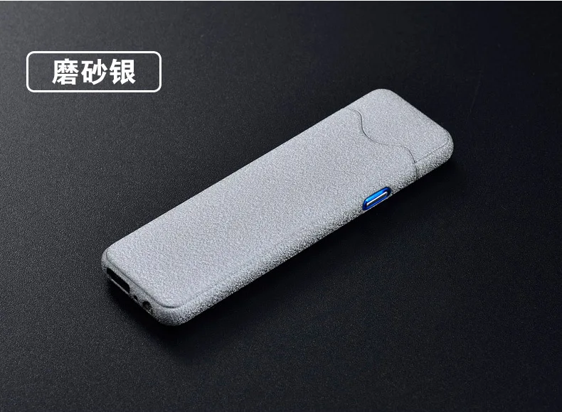 Творческий ветрозащитный USB Электронная сигарета зажигалка сенсорный двухсторонняя зарядка прикуриватель