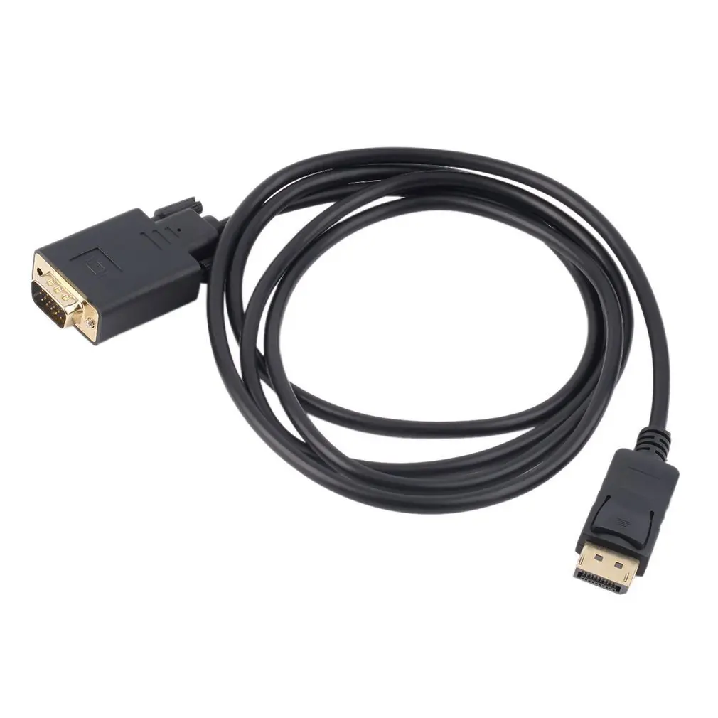 1,8 м DP Дисплей порт мужской VGA Мужской RGB D-SUB кабель адаптер HDTV Новинка оптовая продажа 1,8 м DP Дисплей порт мужской VGA Мужской RGB D-SUB кабель адаптер HDTV Новинка оптовая продажа