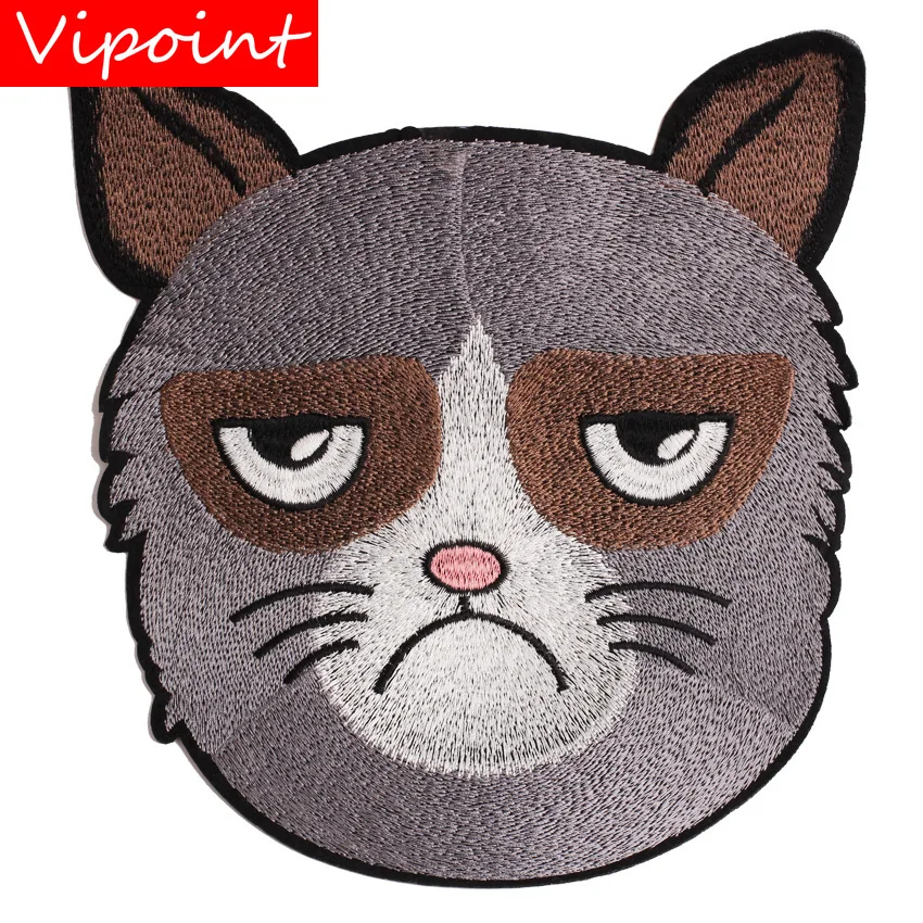 Вышивка котов патчи для куртки бейджи с котом Большие кошки аппликация JW