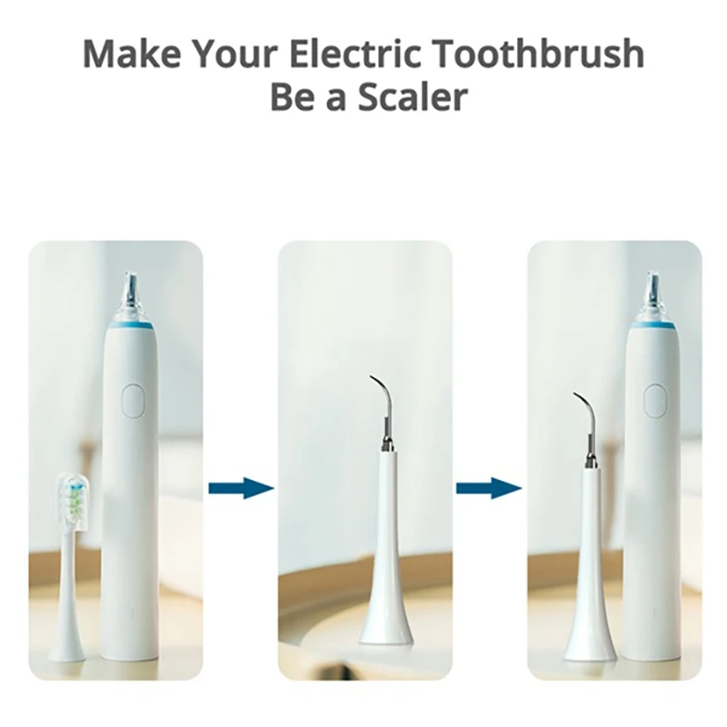 Ultrasonic Scaler Tips Handpiece Fit for Xiaomi Soocas Electric Toothbrush Remove Calculus Plaque Tooth Stain Ultrasonic Scaler Tips Handpiece Fit for Xiaomi Soocas Electric Toothbrush Remove Calculus Plaque Tooth Stain