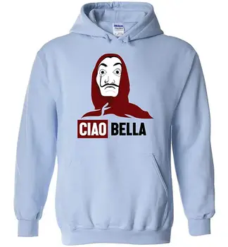 

Bella Ciao Money Heist - La Casa De Papel Inspired Unisex Pullover Hoodie Men/Women Men Women Hoodie Sweatshirt