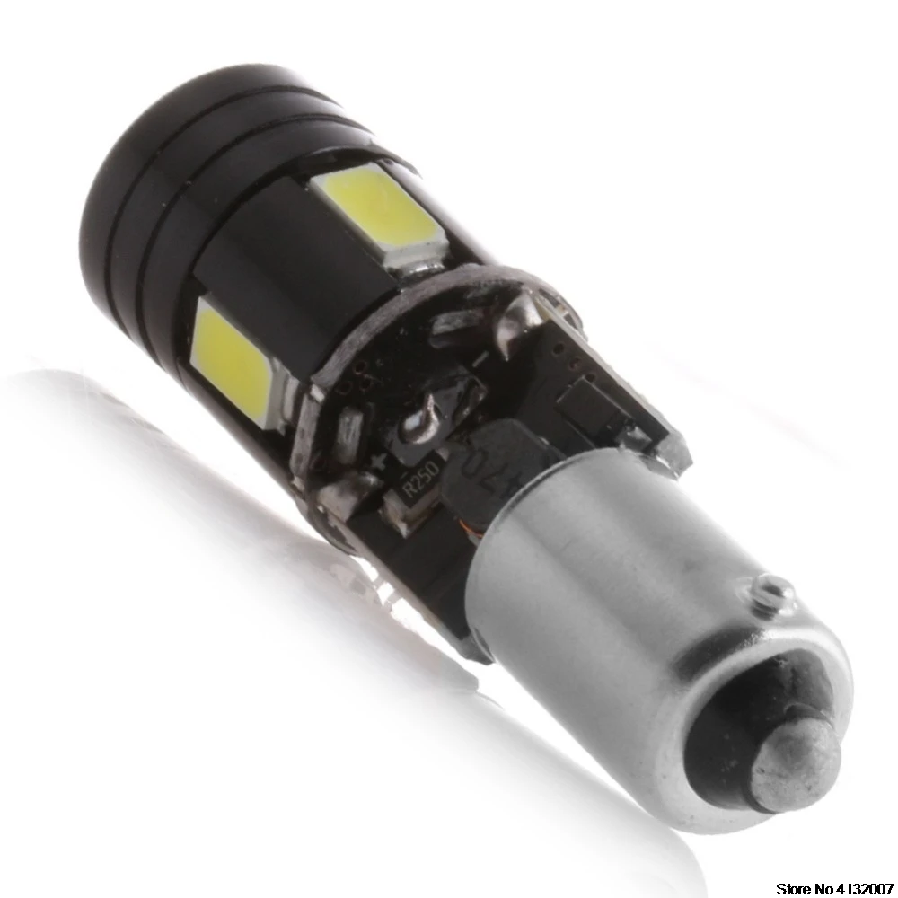 

1x DC12V BAY9S H21W 5730 4LED Canbus Error Free 120degree Bulb light White 828 Promotion