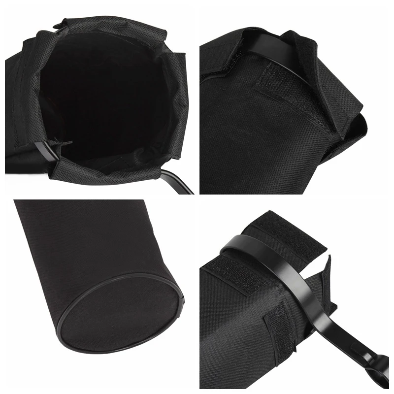 Drum Stick Holder Moisture Proof Drumstick Bag Wear-Resistance Drumsticks Pocket With Mounting Clamp Drum Accessories Tool Bag