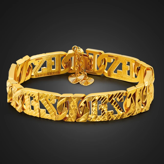 As Shown Unisex Gold Plated Bracelet For Men & Women's Fashion Jewelry at  Rs 1299/piece in Jaipur