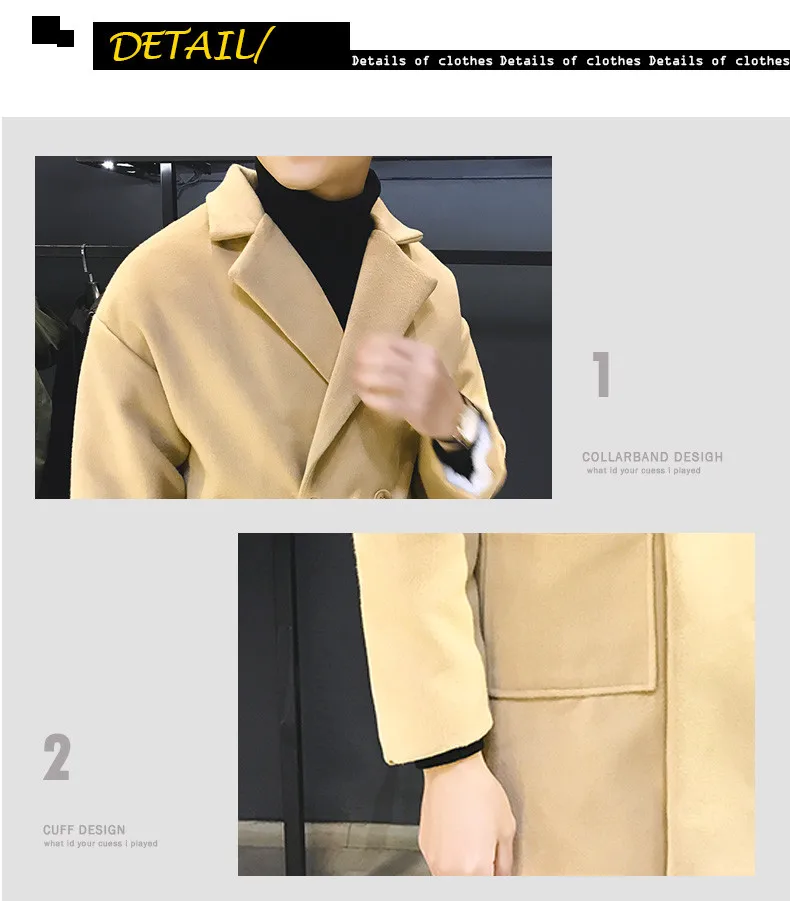 MRMT Брендовое мужское повседневное бархатное пальто средней длины для мужчин, утолщенная свободная шерстяная верхняя одежда, мужская одежда