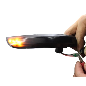 

2Pcs Dynamic Turn Signal Lights LED Side Wing Rearview Mirror Sequential Indicator Lamp For Ford Kuga Escape EcoSport Hot