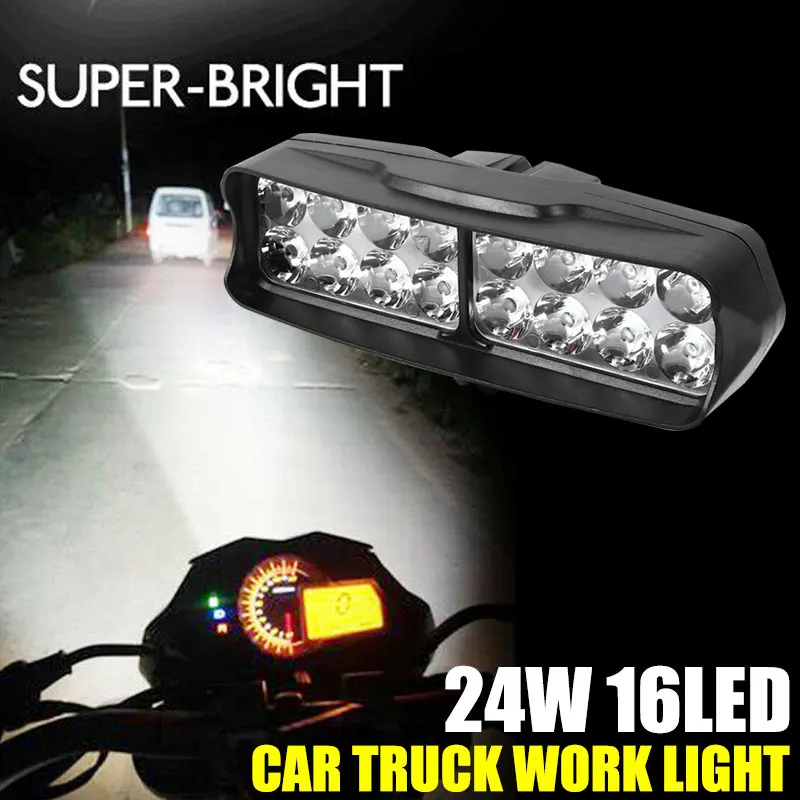 

Vehemo 24W Car Work Light ATV Led Work Light Forklift Driving Light for Headlight Trucks Vehicle for Off Road Lights