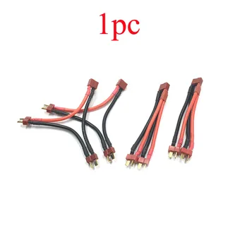 

1PC RC Boat/Car/Aircraft Model Parts Lipo Battery Connection Wire Serial/Parallel Line 12AWG Silicone Wire+T Plug Male Female