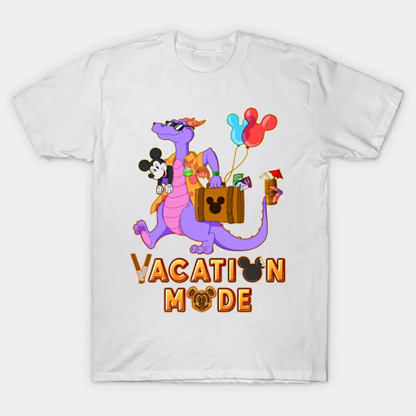 Vacation Mode T-Shirt Figment t shirt one little spark wdw retrowdw theme park epcotcenter journey into imagination figment