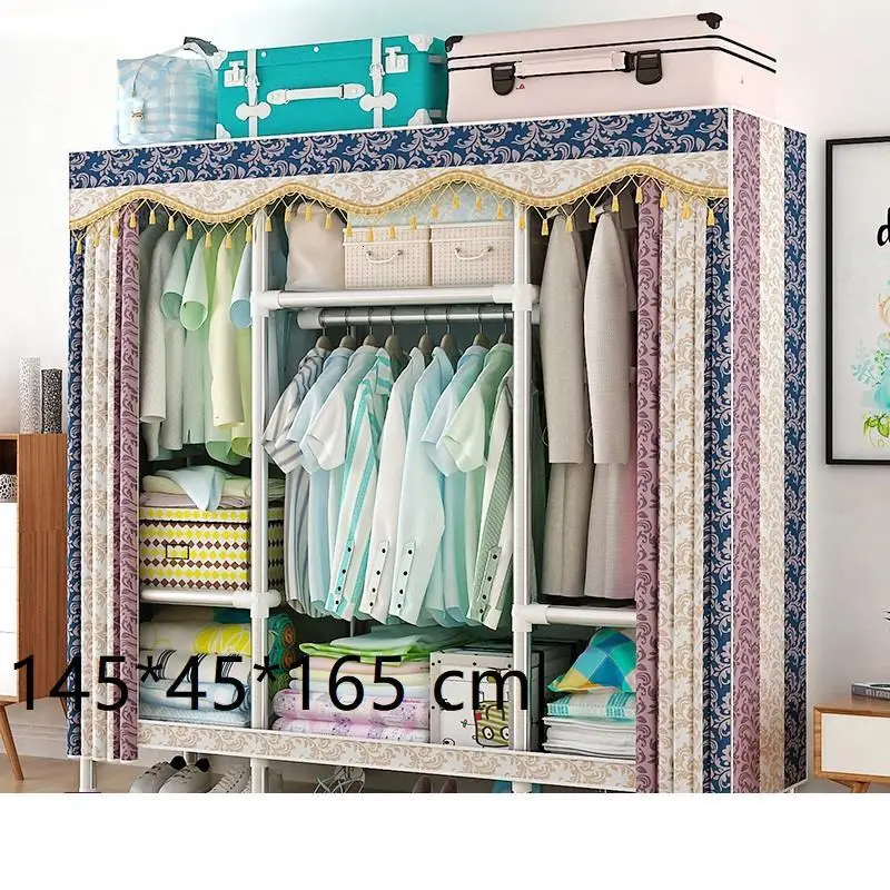 Version D Penderie Chambre Rangement Armario Tela Moveis Para Casa Ropero, мебель для дома, спальни, шкаф, Mueble De Dormitorio, шкаф - Цвет: Version D