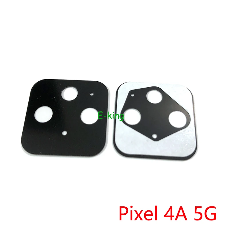 접착 스티커가 있는 후면 카메라 유리 렌즈 커버, Google Pixel 2 2XL 3 3XL 4 4A 5 5A 6 6A Pro, 5PCs