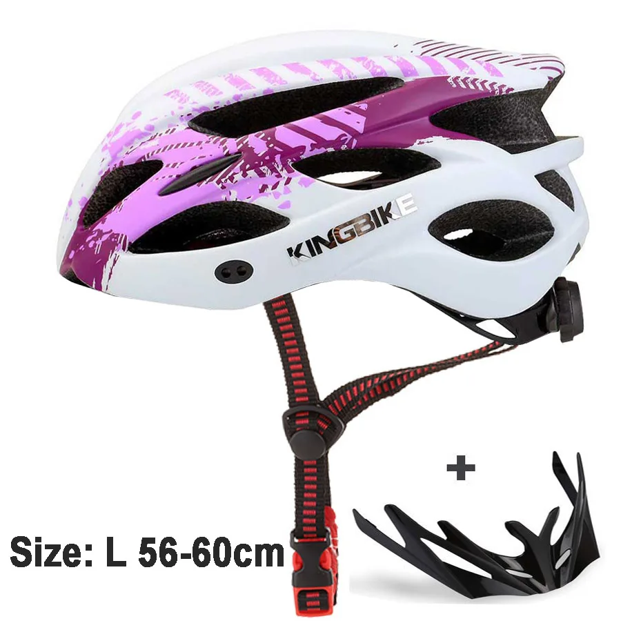 D-675-purple Розовый матовый велосипедный шлем в форме велосипеда шлем casco bicicleta hombre MTB спортивный защитный шлем CE casco ciclismo - Цвет: D-675-purple