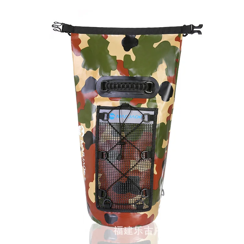 

Outdoor Camouflage Shoulder Wet And Dry Separation 25L Upstream Rafting Adventure Waterproof Bag Snorkeling Drifting Beach Stora