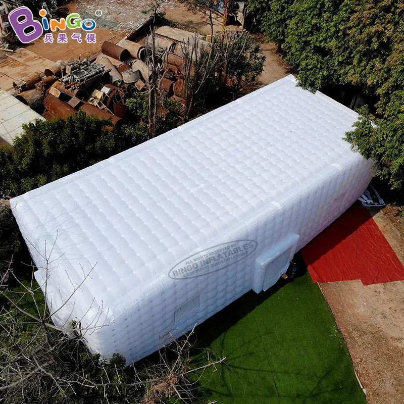 Hot sale 33ft Inflatable White Advertising Tent For Show / Inflated Shelter Tent For Outdoor Event Wedding or Party- BG-A0737 2