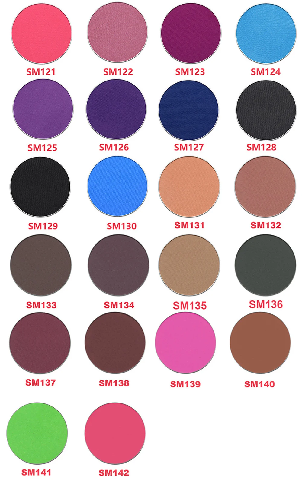 Private Label Wholesale Matte Shimmer Glitter Eyeshadow Palette With Mirrors Neutral Eye Makeup No Brand OEM